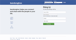 Desktop Screenshot of bandonghoc.com
